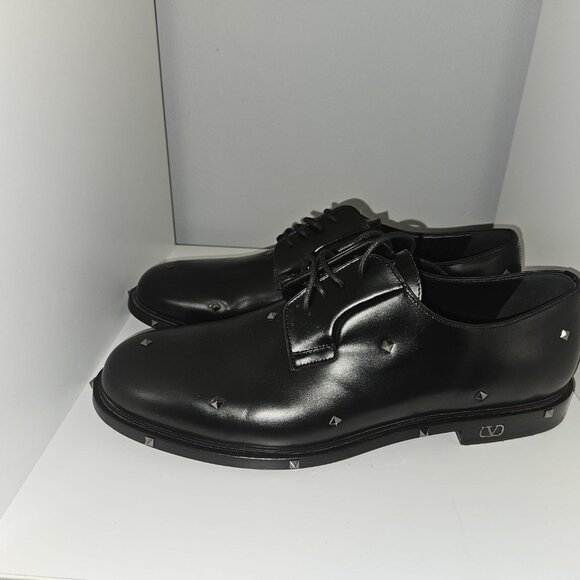 Valentino Garavani Derby Rockstud Mens Size 44 - Picture 2 of 8